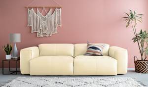 3-Sitzer Sofa HUDSON Echtleder Neka: Creme