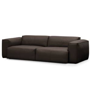 3-Sitzer Sofa HUDSON Echtleder Neka: Dunkelbraun