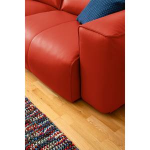 3-Sitzer Sofa HUDSON Echtleder Neka: Rot