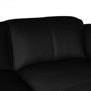 3-Sitzer Sofa HUDSON Echtleder Neka: Schwarz