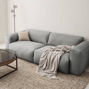 3-Sitzer Sofa HUDSON Webstoff Anda II: Silber