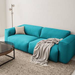 3-Sitzer Sofa HUDSON Webstoff Anda II: Türkis