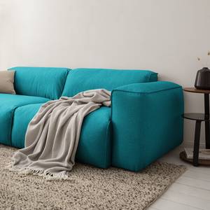 3-Sitzer Sofa HUDSON Webstoff Anda II: Türkis