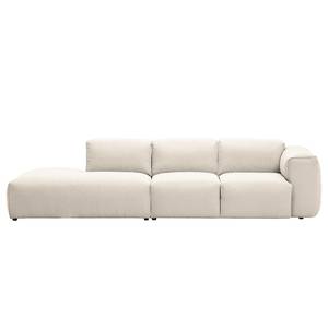 Bigsofa Hudson Webstoff Webstoff Saia: Beige - Armlehne davorstehend links