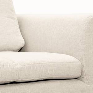 Ecksofa Brooklyn IV Webstoff Webstoff Saia: Beige - Breite: 247 cm - Ottomane davorstehend rechts