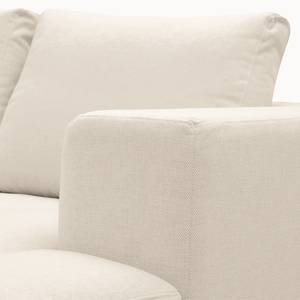 Ecksofa Brooklyn IV Webstoff Webstoff Saia: Beige - Breite: 247 cm - Ottomane davorstehend rechts