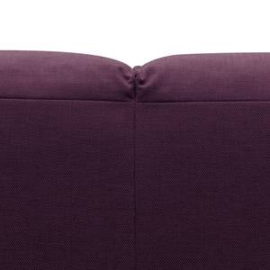 Ecksofa HUDSON 3-Sitzer mit Longchair Webstoff Anda II: Violett - Breite: 328 cm - Longchair davorstehend rechts