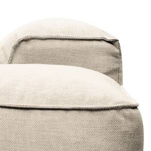 Divano angolare a 3 posti HUDSON Tessuto Saia: beige - Larghezza: 251 cm - Longchair preimpostata a sinistra