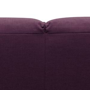 Ecksofa HUDSON 3-Sitzer mit Longchair Webstoff Anda II: Violett - Breite: 251 cm - Longchair davorstehend links