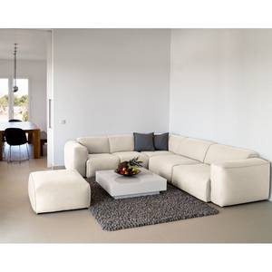 Ecksofa Hudson VI Webstoff Webstoff Saia: Beige - Ecke davorstehend links