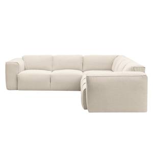 Ecksofa Hudson VI Webstoff Webstoff Saia: Beige - Ecke davorstehend links