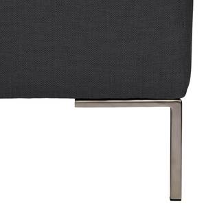 Ecksofa Madison I Webstoff Webstoff Anda II: Grau - Breite: 319 cm - Ottomane davorstehend rechts