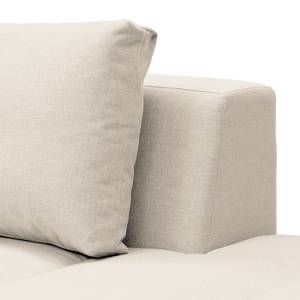 Ecksofa Madison I Webstoff Webstoff Saia: Beige - Breite: 255 cm - Ottomane davorstehend rechts