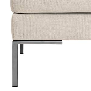 Ecksofa Madison I Webstoff Webstoff Saia: Beige - Breite: 255 cm - Ottomane davorstehend links