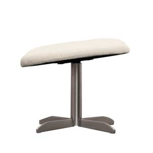 Gestoffeerde hocker HOUSTON Geweven stof Saia: Beige