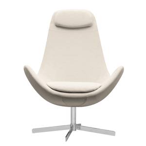 Sessel Houston I Webstoff Webstoff Saia: Beige - Chrom