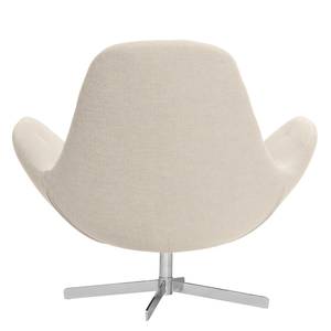 Sessel Houston IV Webstoff Webstoff Saia: Beige - Chrom