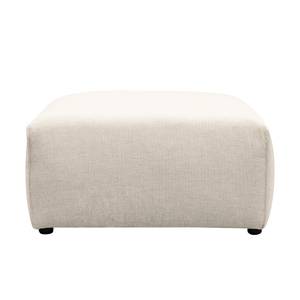 Gestoffeerde hocker HUDSON Geweven stof Saia: Beige