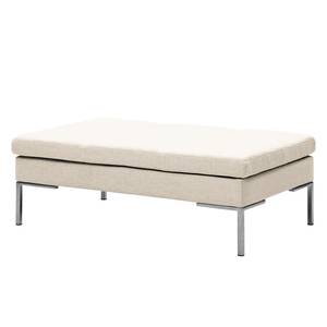 Gestoffeerde hocker Madison geweven stof Geweven stof Saia: Beige