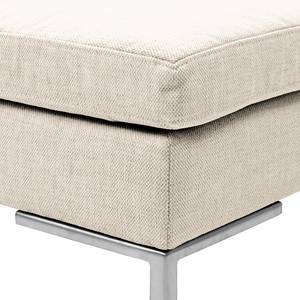 Gestoffeerde hocker Madison geweven stof Geweven stof Saia: Beige