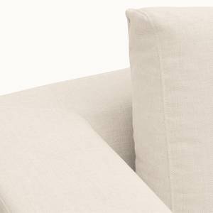 Zithoek Brooklyn II geweven stof Geweven stof Saia: Beige - Longchair vooraanzicht links