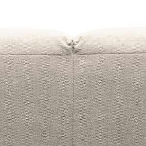 Canapé panoramique Hudson I Tissu Tissu Saia: Beige - Méridienne courte à droite (vue de face)