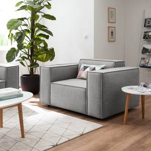 Fauteuil KINX Tissu Milan : Gris clair