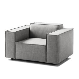 Fauteuil KINX Tissu Milan : Gris clair