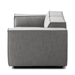 2-Sitzer Sofa KINX Webstoff - Webstoff Milan: Hellgrau - Keine Funktion