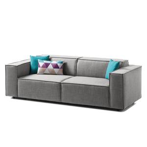 2,5-Sitzer Sofa KINX Webstoff - Webstoff Milan: Hellgrau - Keine Funktion