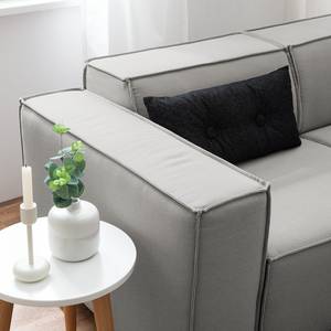 2,5-Sitzer Sofa KINX Webstoff - Webstoff Osta: Graubraun - Keine Funktion