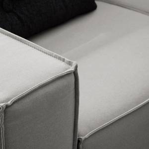 2,5-Sitzer Sofa KINX Webstoff - Webstoff Osta: Graubraun - Keine Funktion