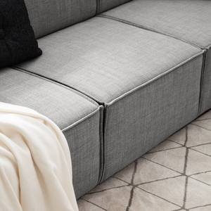 3-Sitzer Sofa KINX Webstoff Milan: Hellgrau