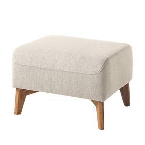 Gestoffeerde hocker Bora II geweven stof Geweven stof Saia: Beige