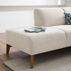 Ecksofa Bora II Webstoff Webstoff Saia: Beige - Ottomane davorstehend links