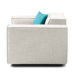 Fauteuil KINX Tissu Milan : Blanc vieilli