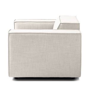 Fauteuil KINX Tissu Milan : Blanc vieilli