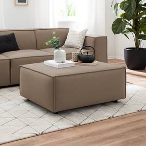 Repose-pieds KINX rectangulaire Tissu - Tissu Osta: Cappuccino