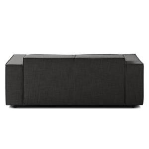 2 places Canapé KINX Velours - Tissu Milan : Anthracite - Sans fonction