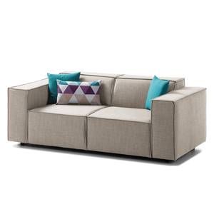 2-Sitzer Sofa KINX Webstoff - Webstoff Milan: Beige - Keine Funktion