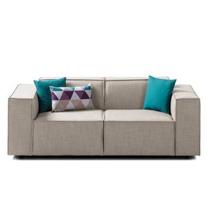 2-Sitzer Sofa KINX Webstoff - Webstoff Milan: Beige - Keine Funktion