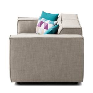 2-Sitzer Sofa KINX Webstoff - Webstoff Milan: Beige - Keine Funktion