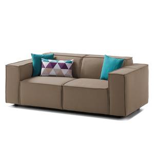 2-Sitzer Sofa KINX Webstoff - Webstoff Osta: Cappuccino - Keine Funktion