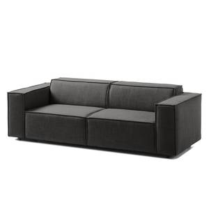 2,5-Sitzer Sofa KINX Webstoff - Webstoff Milan: Anthrazit - Keine Funktion