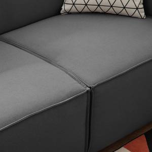 2,5-Sitzer Sofa KINX Webstoff - Webstoff Osta: Anthrazit - Keine Funktion