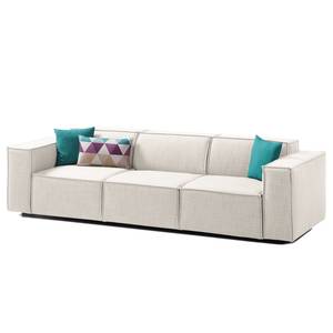 3-Sitzer Sofa KINX Webstoff Milan: Altweiß