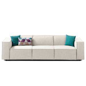 3-Sitzer Sofa KINX Webstoff Milan: Altweiß