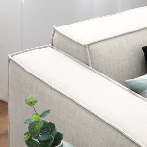 3-Sitzer Sofa KINX Webstoff Milan: Altweiß