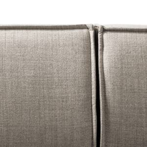 Canapé d’angle KINX méridienne Tissu Milan : Beige - Largeur : 294 cm - Méridienne courte à gauche (vue de face) - Sans fonction