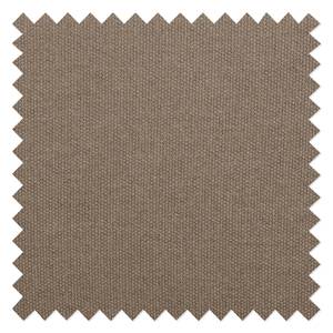 Wohnlandschaft KINX Webstoff - Webstoff Osta: Cappuccino - Longchair davorstehend rechts / Ottomane links